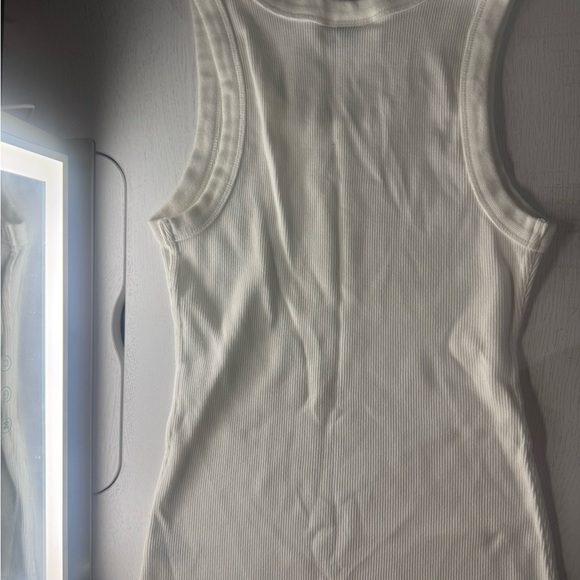 Universal Thread Cream Ribbed Tank Top - Picture 2 of 3